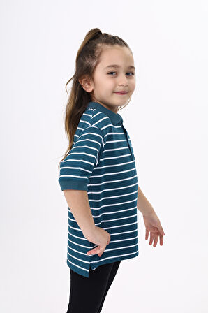 Toontoy Unisex Çocuk Çizgili Tişört