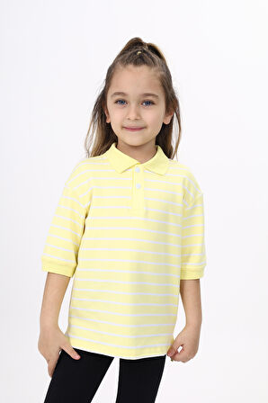 Toontoy Unisex Çocuk Çizgili Tişört