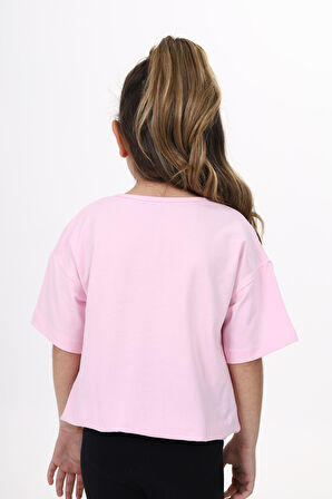 Toontoy Kız Çocuk Baskılı Tişört