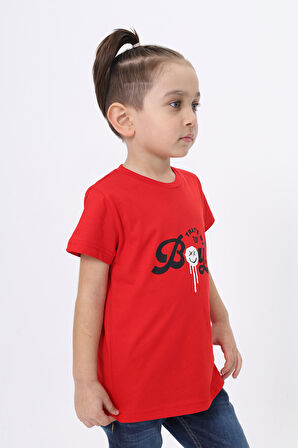 Toontoy Erkek Çocuk Baskılı Tişört