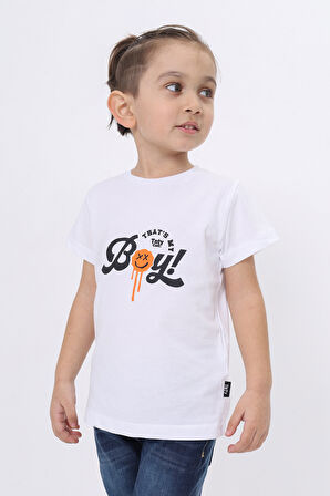 Toontoy Erkek Çocuk Baskılı Tişört
