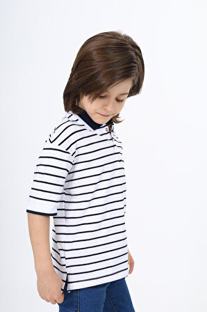 Toontoy Erkek Çocuk Çizgili Tişört