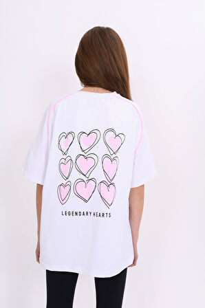 Toontoy Kız Çocuk Baskılı Tişört