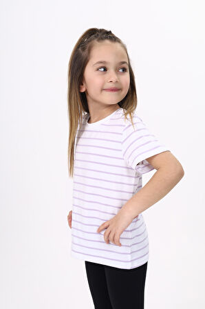 Toontoy Unisex Çocuk Çizgili Tişört