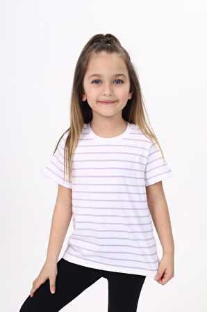 Toontoy Unisex Çocuk Çizgili Tişört