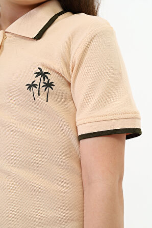 Toontoy Kız Çocuk Baskılı Elbise