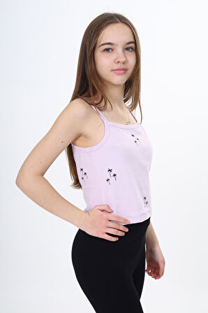 Toontoy Kız Çocuk Baskılı Atlet