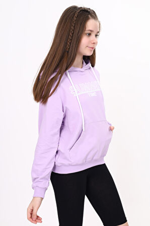 Toontoy Kız Çocuk Baskılı Sweatshirt