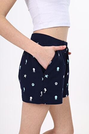 Toontoy Kız Çocuk Baskılı Şort 