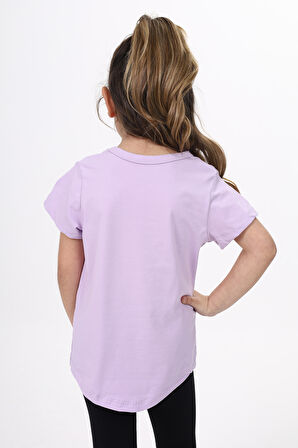 Toontoy Kız Çocuk Baskılı Tişört