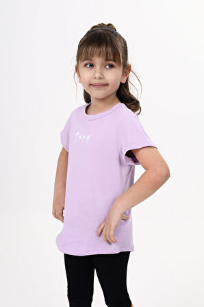 Toontoy Kız Çocuk Baskılı Tişört