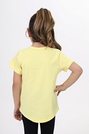 Toontoy Kız Çocuk Baskılı Tişört