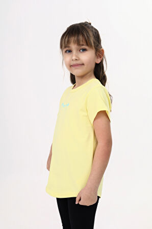 Toontoy Kız Çocuk Baskılı Tişört