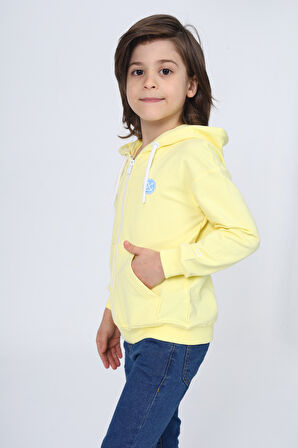 Toontoy Erkek Çocuk Baskılı Hırka