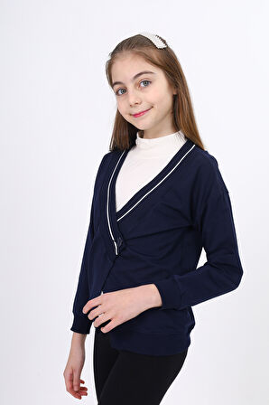 Toontoy Kız Çocuk Okul Hırka