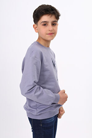 Toontoy Erkek Çocuk Baskılı Sweatshirt