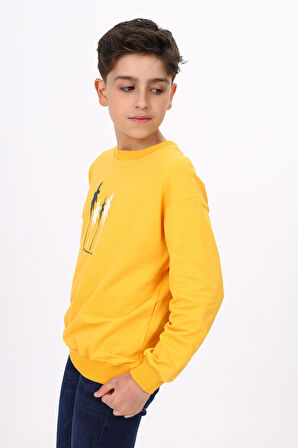 Toontoy Erkek Çocuk Baskılı Sweatshirt