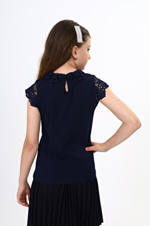 Toontoy Kız Çocuk Okul Tişört