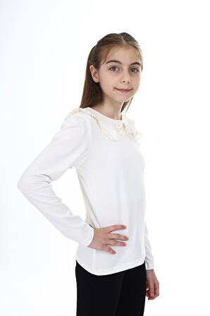 Toontoy Kız Çocuk Okul Tişört