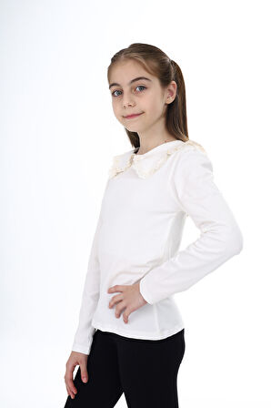 Toontoy Kız Çocuk Okul Tişört