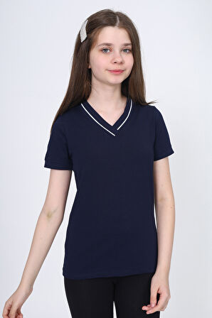 Toontoy Kız Çocuk Okul Tişört