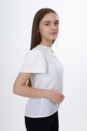 Toontoy Kız Çocuk Okul Tişört