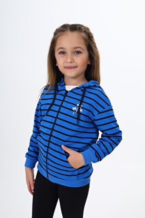 Toontoy Kız Çocuk Baskılı Hırka