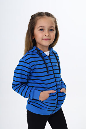 Toontoy Kız Çocuk Baskılı Hırka