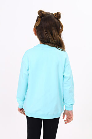 Toontoy Kız Çocuk Baskılı Sweatshirt