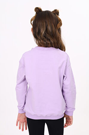 Toontoy Kız Çocuk Baskılı Sweatshirt