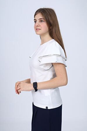 Toontoy Kız Çocuk Okul Tişört