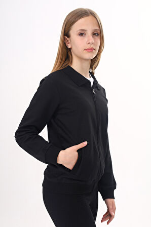 Toontoy Kız Çocuk Okul Nakışlı Hırka