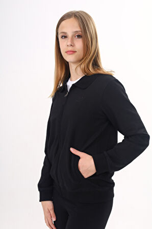 Toontoy Kız Çocuk Okul Nakışlı Hırka