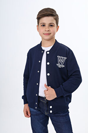 Toontoy Erkek Çocuk Okul Nakışlı Hırka