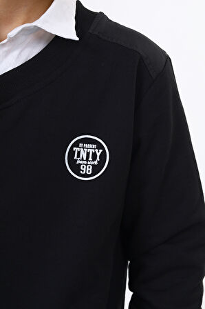 Toontoy Erkek Çocuk Okul Baskılı Sweatshirt