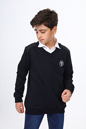 Toontoy Erkek Çocuk Okul Baskılı Sweatshirt