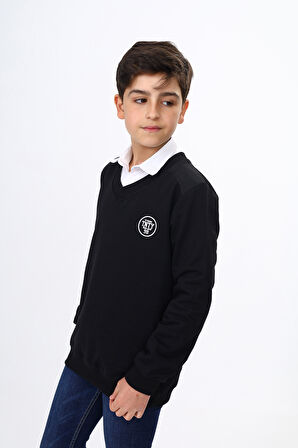 Toontoy Erkek Çocuk Okul Baskılı Sweatshirt
