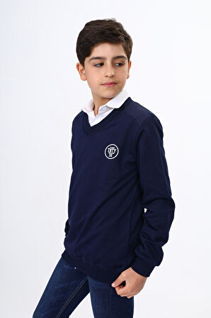 Toontoy Erkek Çocuk Okul Baskılı Sweatshirt