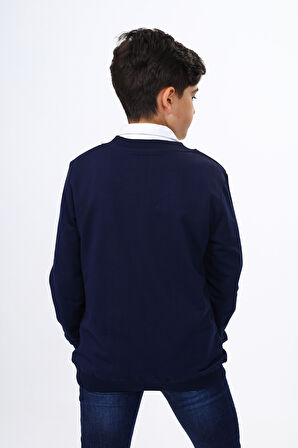 Toontoy Erkek Çocuk Okul Baskılı Sweatshirt