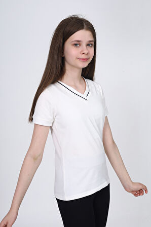 Toontoy Kız Çocuk Okul Tişört