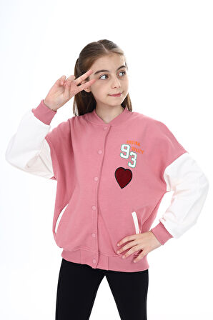 Toontoy Kız Çocuk Baskılı Kolej Hırka