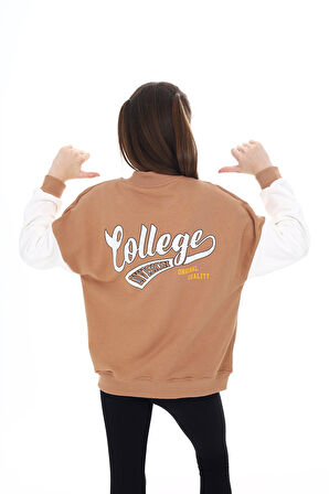 Toontoy Kız Çocuk Baskılı Kolej Hırka