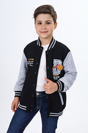 Toontoy Erkek Çocuk Baskılı Kolej Hırka
