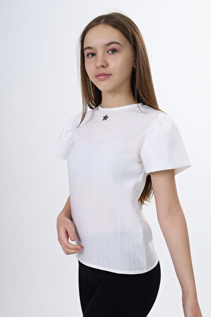 Toontoy Kız Çocuk Okul Tişört