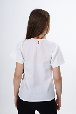 Toontoy Kız Çocuk Okul Tişört