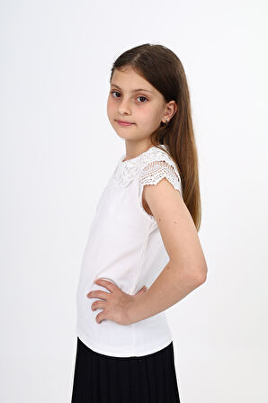 Toontoy Kız Çocuk Okul Tişört