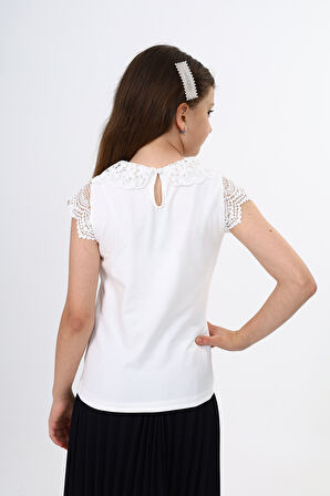 Toontoy Kız Çocuk Okul Tişört