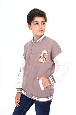 Toontoy Erkek Çocuk Baskılı Kolej Hırka