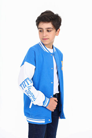 Toontoy Erkek Çocuk Baskılı Kolej Hırka