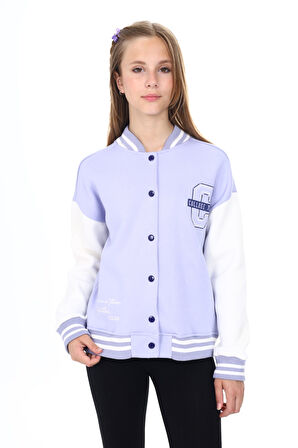 Toontoy Kız Çocuk Nakışlı Kolej Hırka